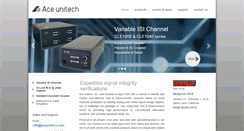 Desktop Screenshot of aceunitech.com